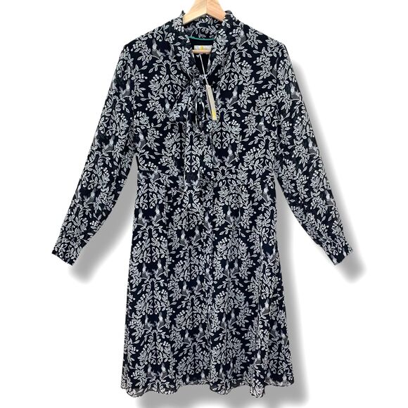 Boden Sylvia Dress Size US 8 Parrot Paradise Novelty Career Teacher Twee Funky - Picture 3 of 16